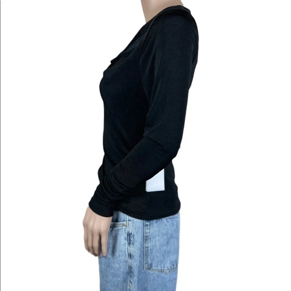 NWT Good American Asym Neck Top - Picture 2 of 8